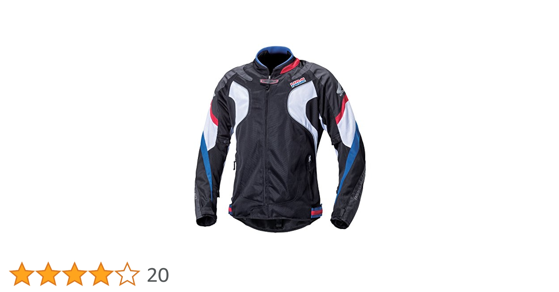 HRC メッシュジャケット　トリコロール　Mサイズ Amazon | Honda(ホンダ) HRC フラッシュメッシュジャケット